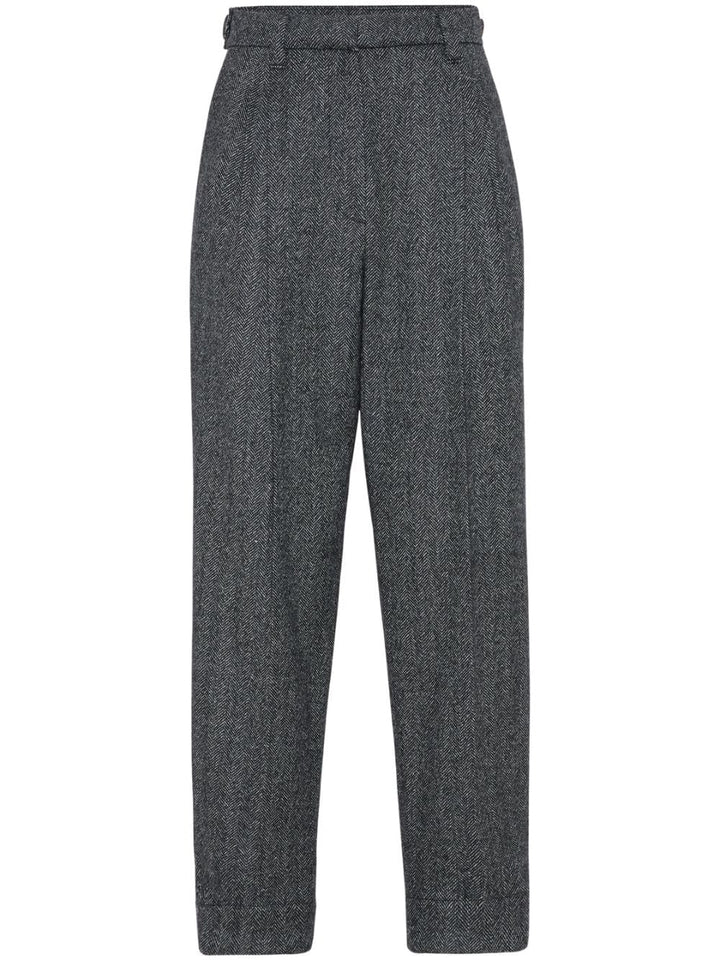 Brunello Cucinelli Trousers Brunello Cucinelli Trousers Grey Brunello Cucinelli Trousers Grey Brand