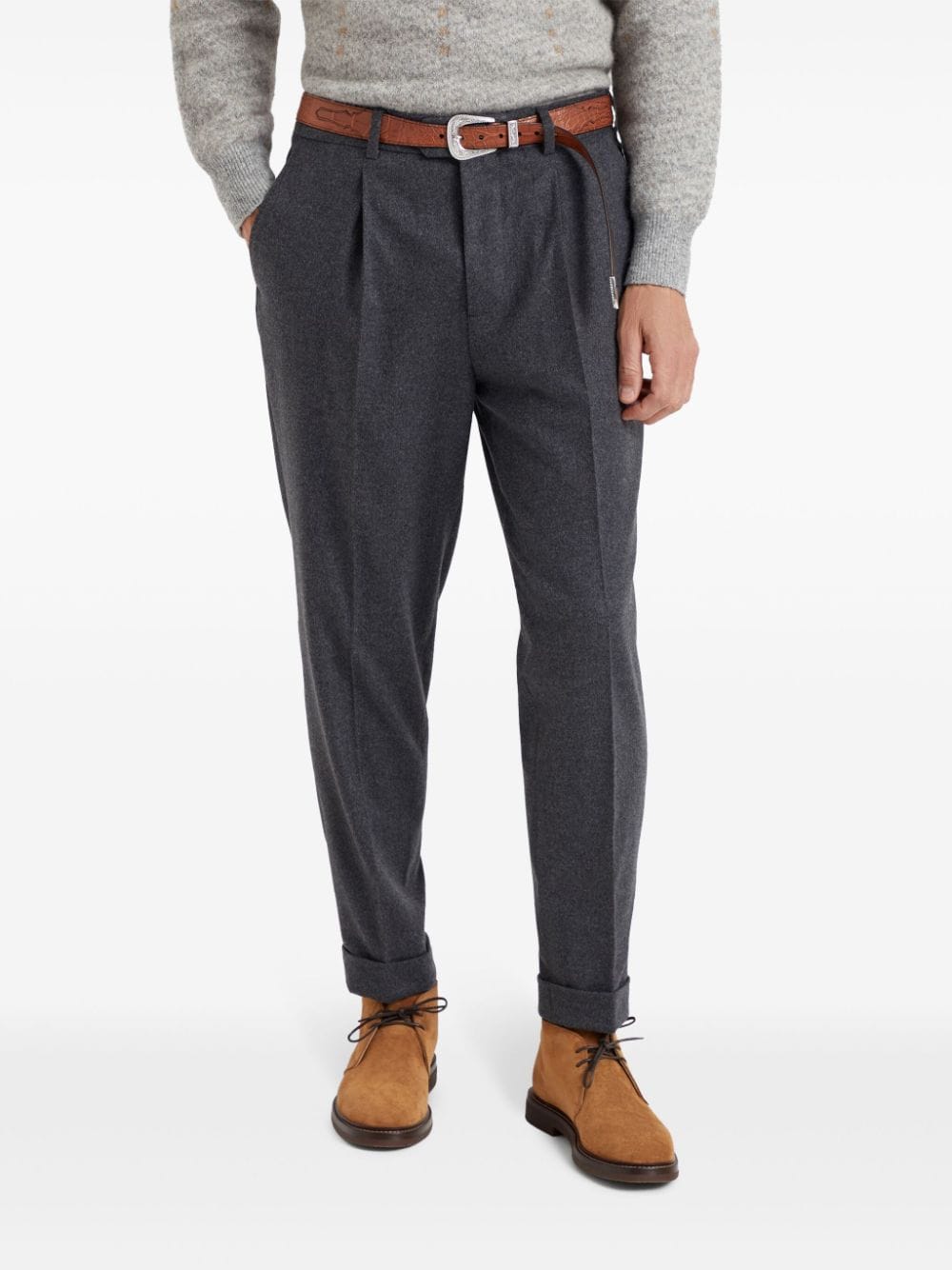 Brunello Cucinelli Trousers 52 Brunello Cucinelli Trousers Grey Brunello Cucinelli Trousers Grey Brand