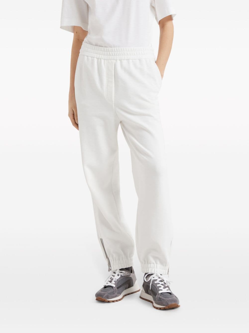 Brunello Cucinelli Trousers Brunello Cucinelli Trousers White Brunello Cucinelli Trousers White Brand