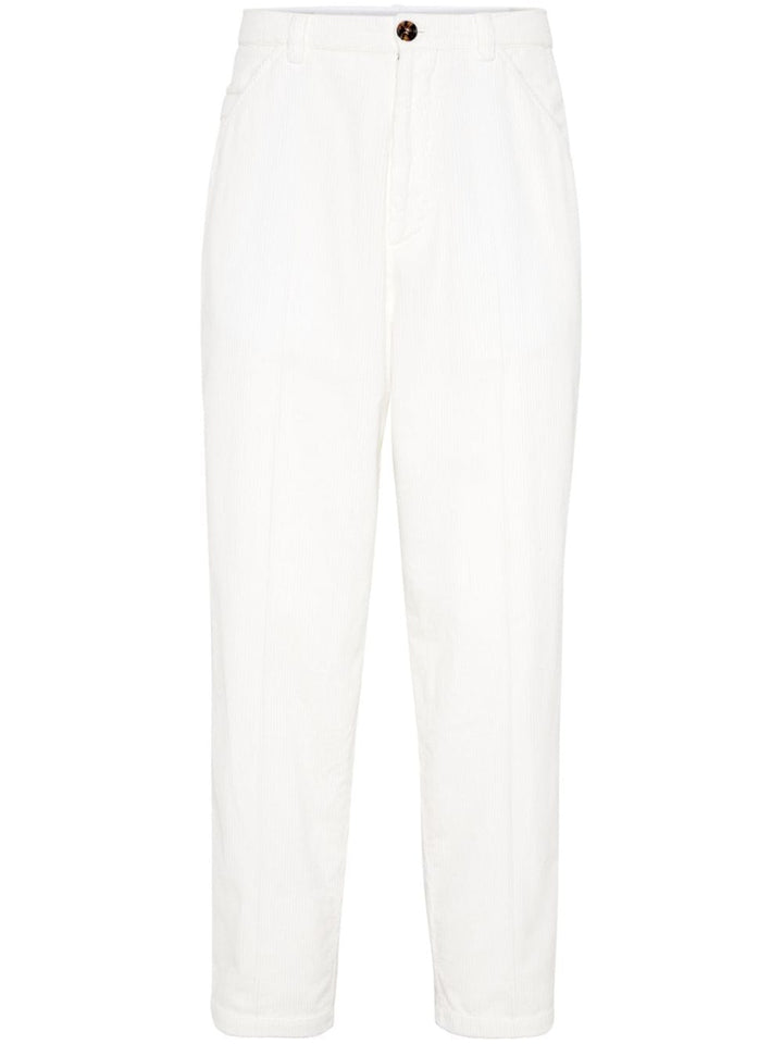 Brunello Cucinelli Trousers Brunello Cucinelli Trousers White Brunello Cucinelli Trousers White Brand