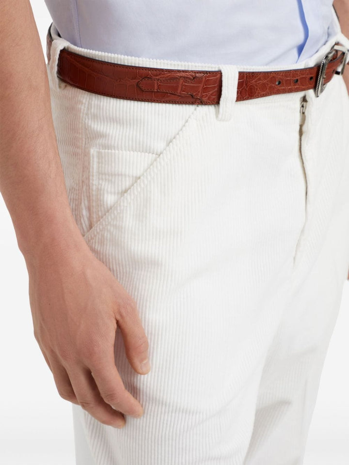 Brunello Cucinelli Trousers Brunello Cucinelli Trousers White Brunello Cucinelli Trousers White Brand