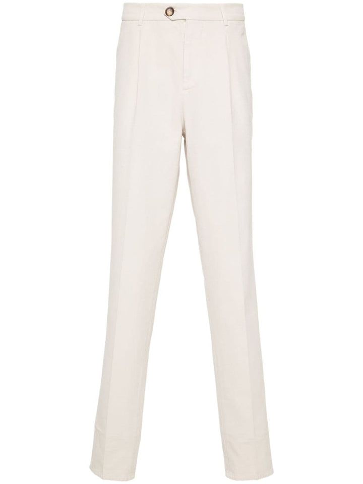 Brunello Cucinelli Trousers Brunello Cucinelli Trousers White Brunello Cucinelli Trousers White Brand