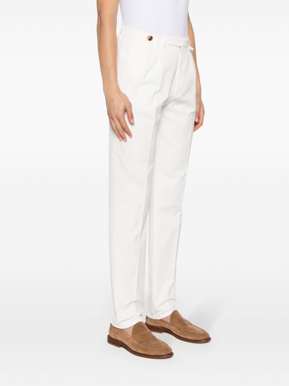 Brunello Cucinelli Trousers 52 Brunello Cucinelli Trousers White Brunello Cucinelli Trousers White Brand