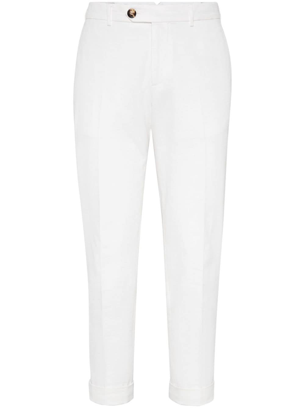 Brunello Cucinelli Trousers 54 Brunello Cucinelli Trousers White Brunello Cucinelli Trousers White Brand