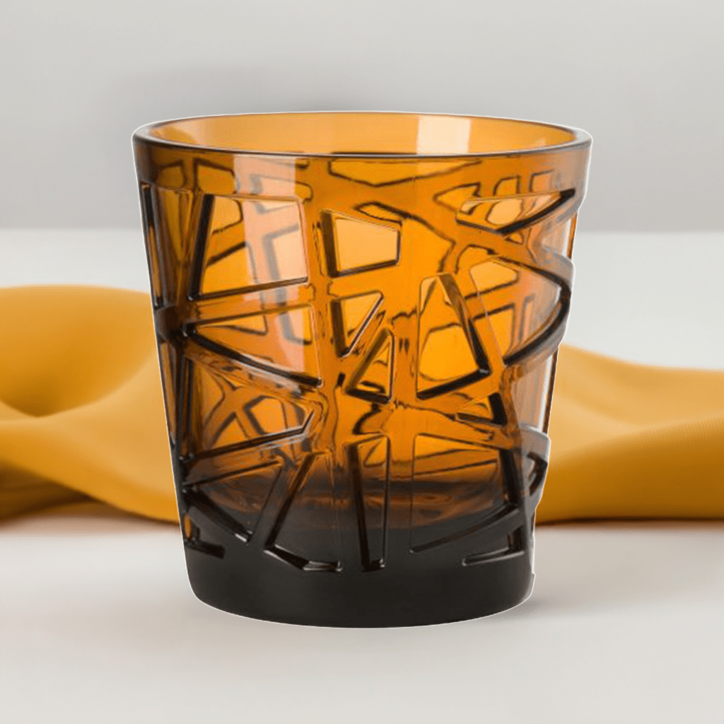 Mario Luca Giusti Tumblers Mario Luca Giusti David Set of 2 Amber Tumblers Brand