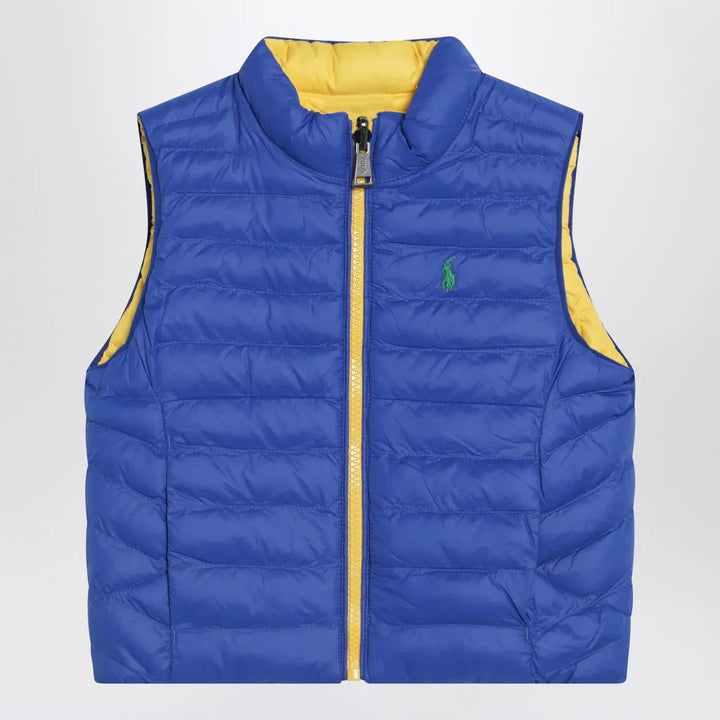 Polo Ralph Lauren - Reversible padded vest in sapphire blue/yellow Brand Vests 4