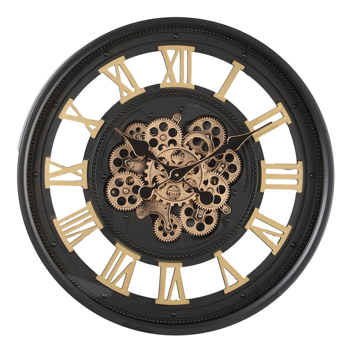 Chilli Wall Clock Valeno Round Moving Cogs Wall Clock Brand