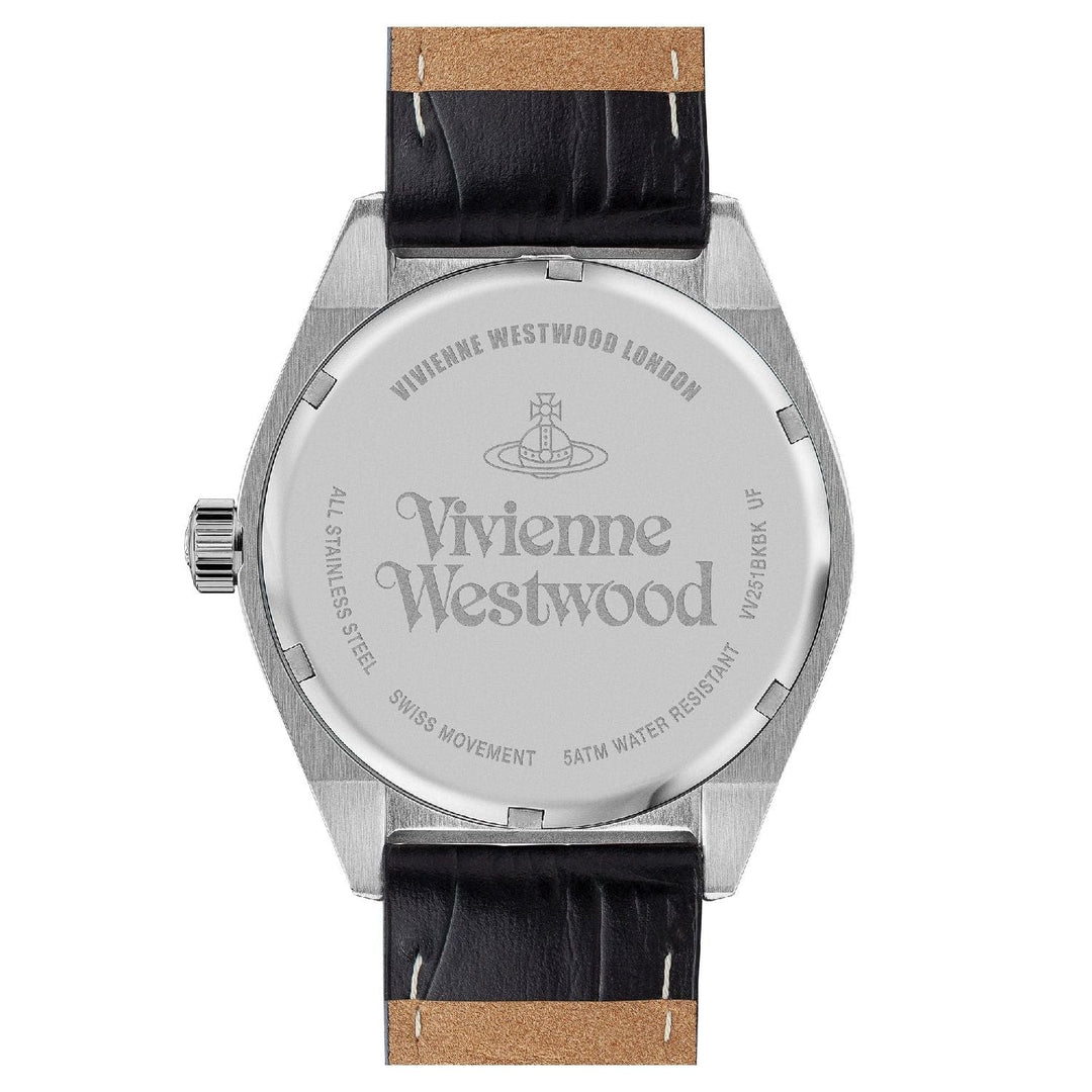 Vivienne Westwood Watch Vivienne Westwood Sydenham Racing Watch Black Leather Strap Sydenham Black Leather Watch By Vivienne Westwood Designer For Women  Brand