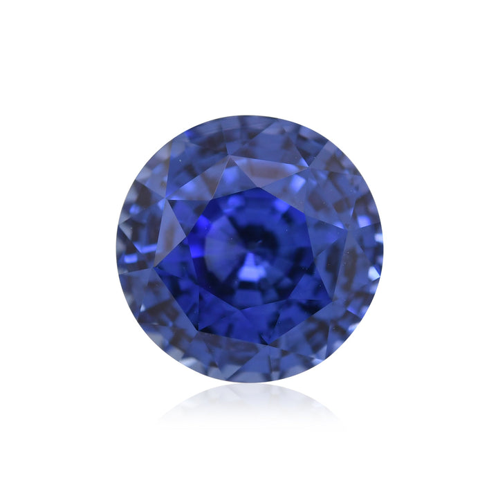 7.59 Carat Blue SRI LANKAN Round Sapphire CD