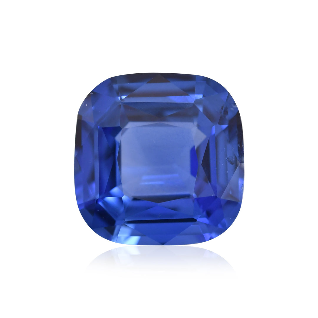3.54 Carat Blue SRI LANKAN Cushion Sapphire CD