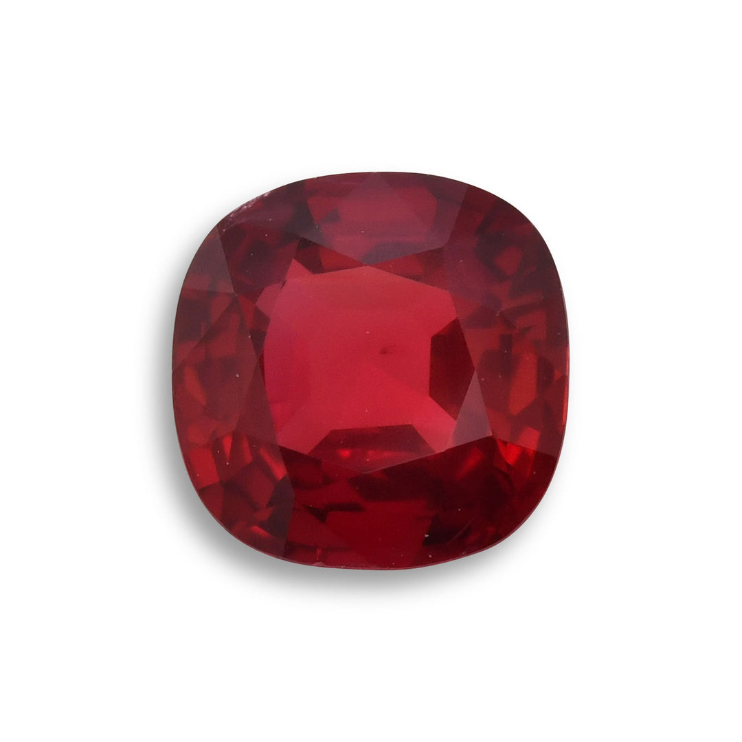 1.50 Carat Red MOZAMBIQUE Cushion Ruby CD