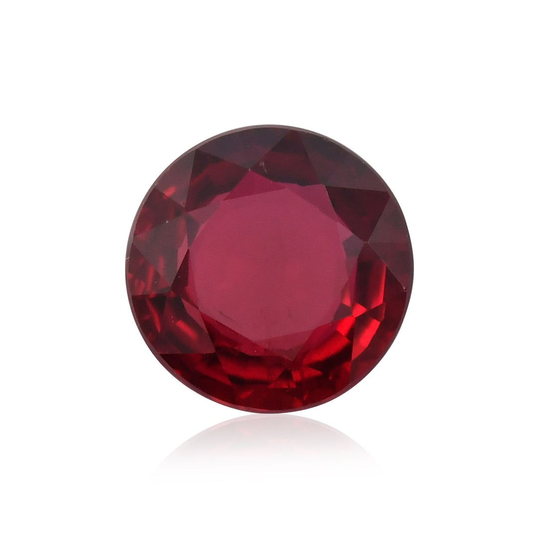 1.40 Carat Red MOZAMBIQUE Round Ruby