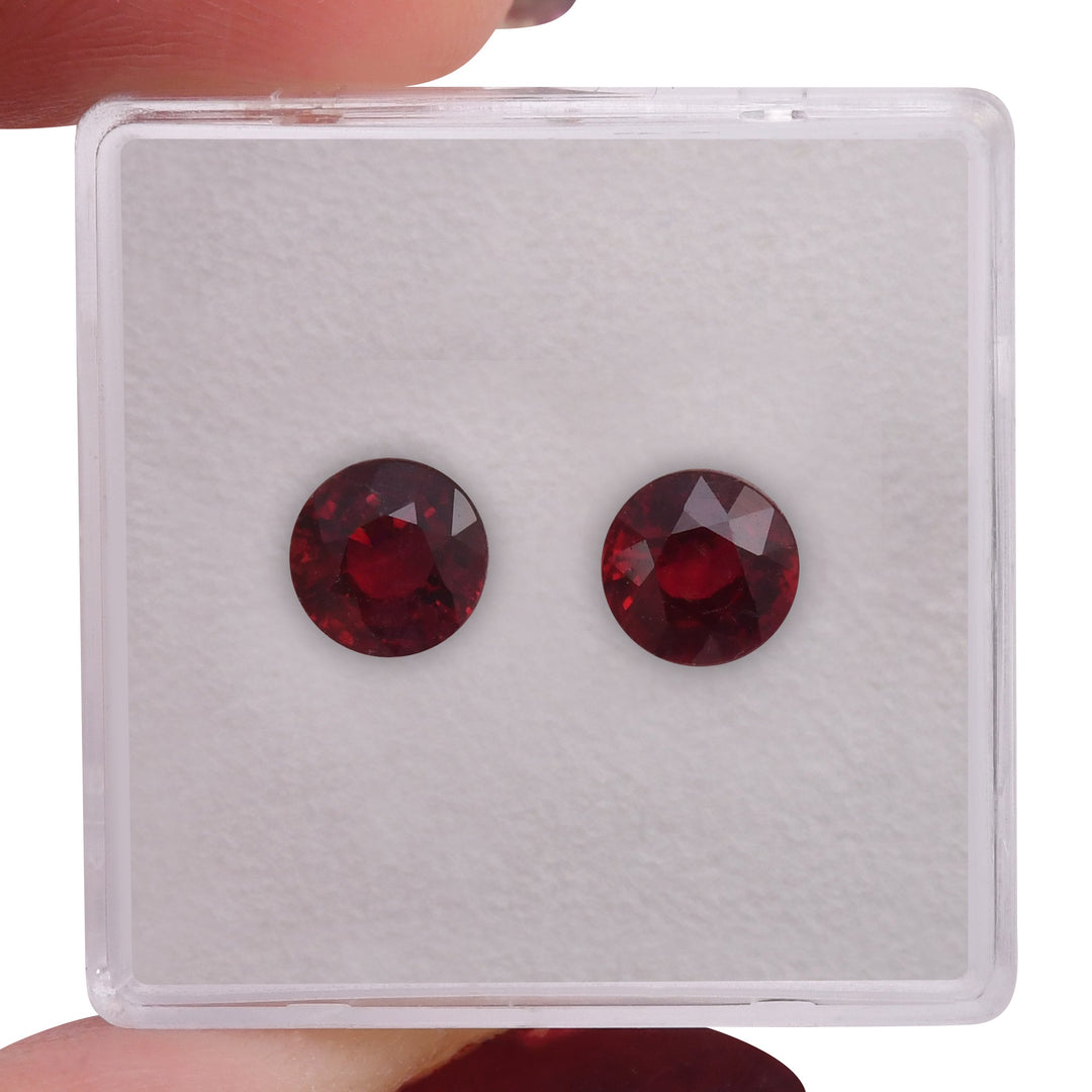 2.31 Carat Red MOZAMBICAN Round Ruby
