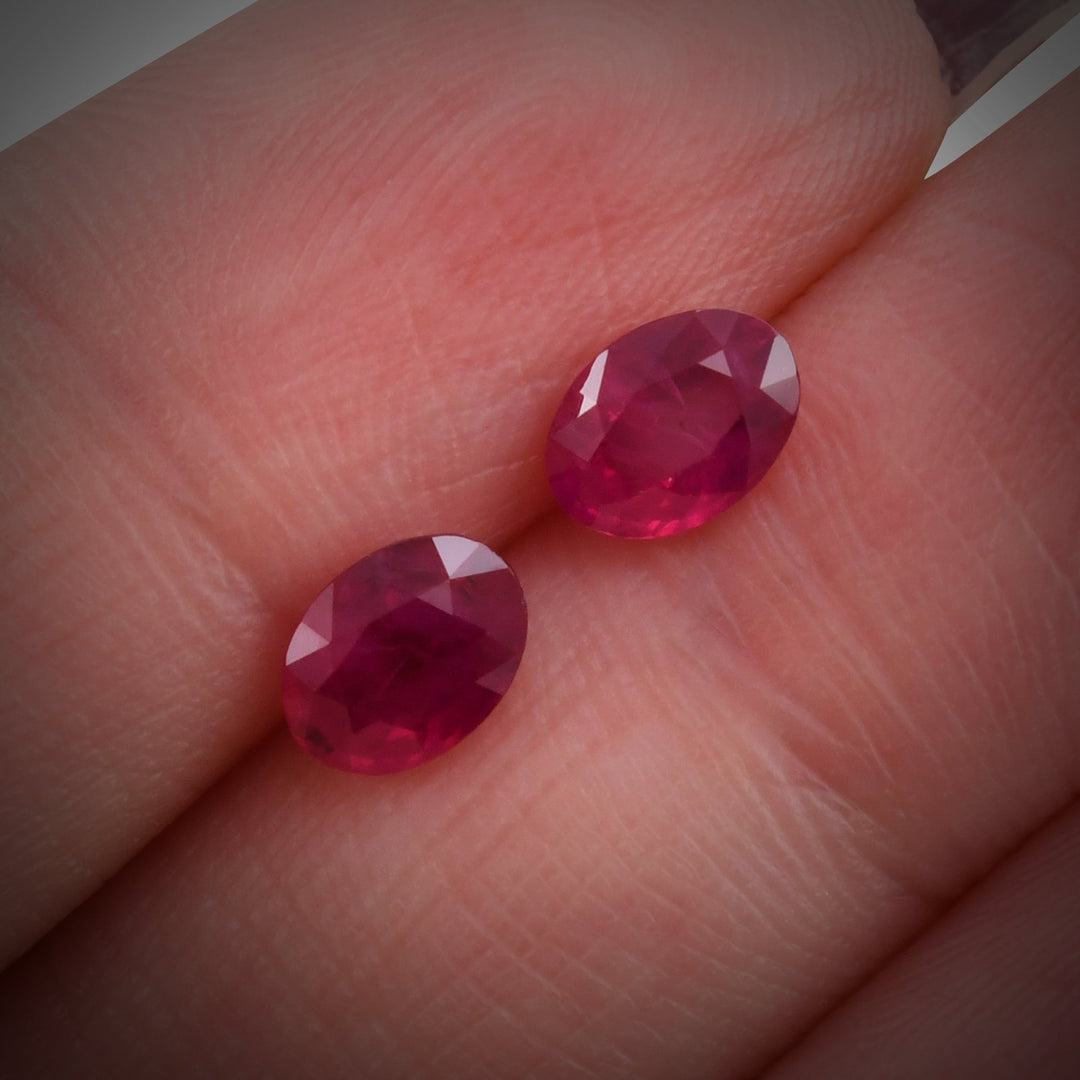1.65 Carat Red MOZAMBICAN Oval Ruby