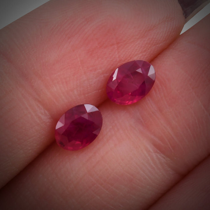 1.65 Carat Red MOZAMBICAN Oval Ruby