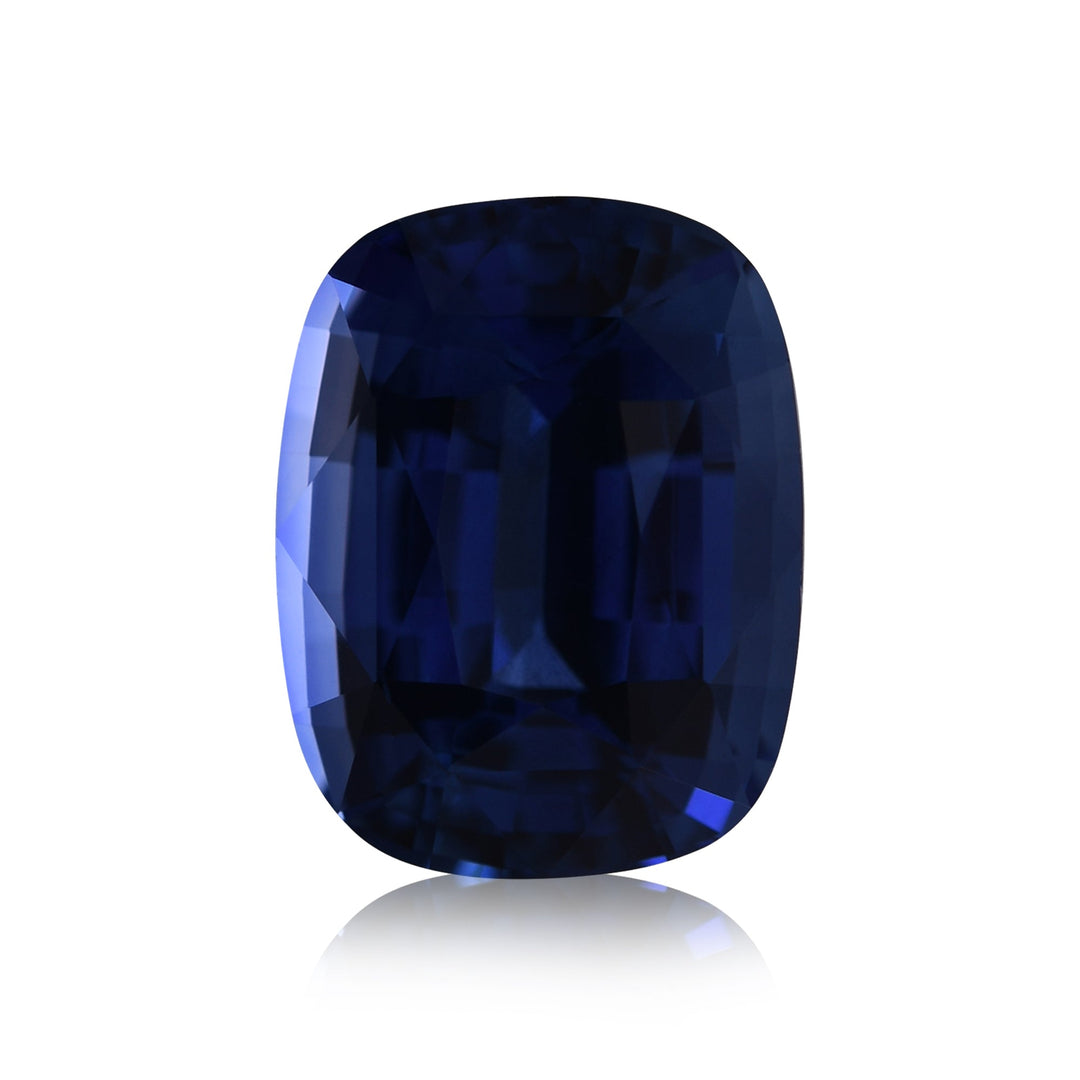 4.20 Carat Blue SRI LANKAN Cushion Sapphire CD