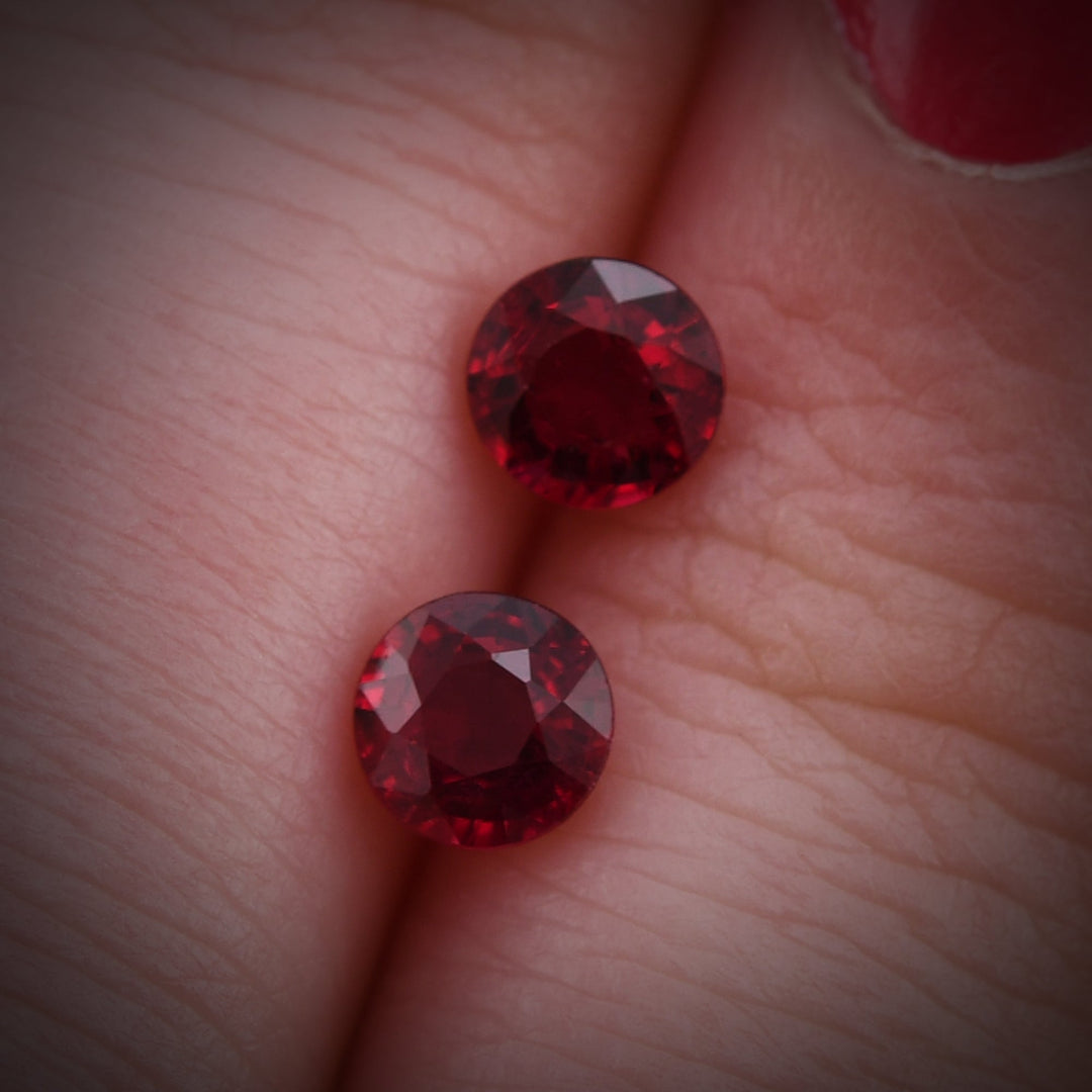 1.19 Carat Red MOZAMBICAN Round Ruby