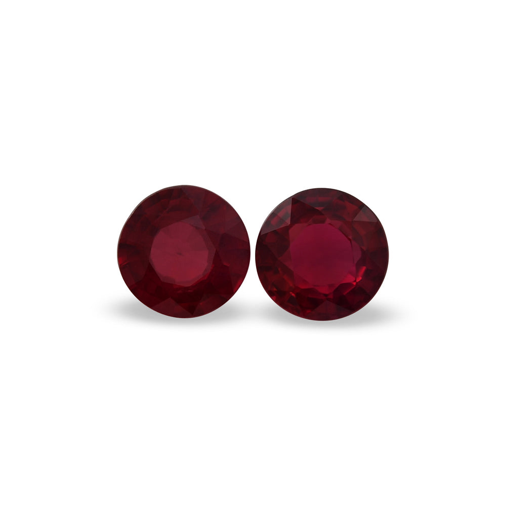 1.30 Carat Red MOZAMBICAN Round Ruby