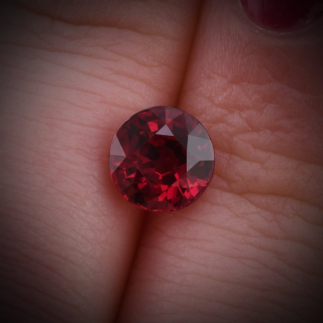 1.64 Carat Red MOZAMBICAN Round Ruby GIA