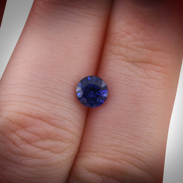 1.18 Carat Blue SRI LANKAN Round Sapphire