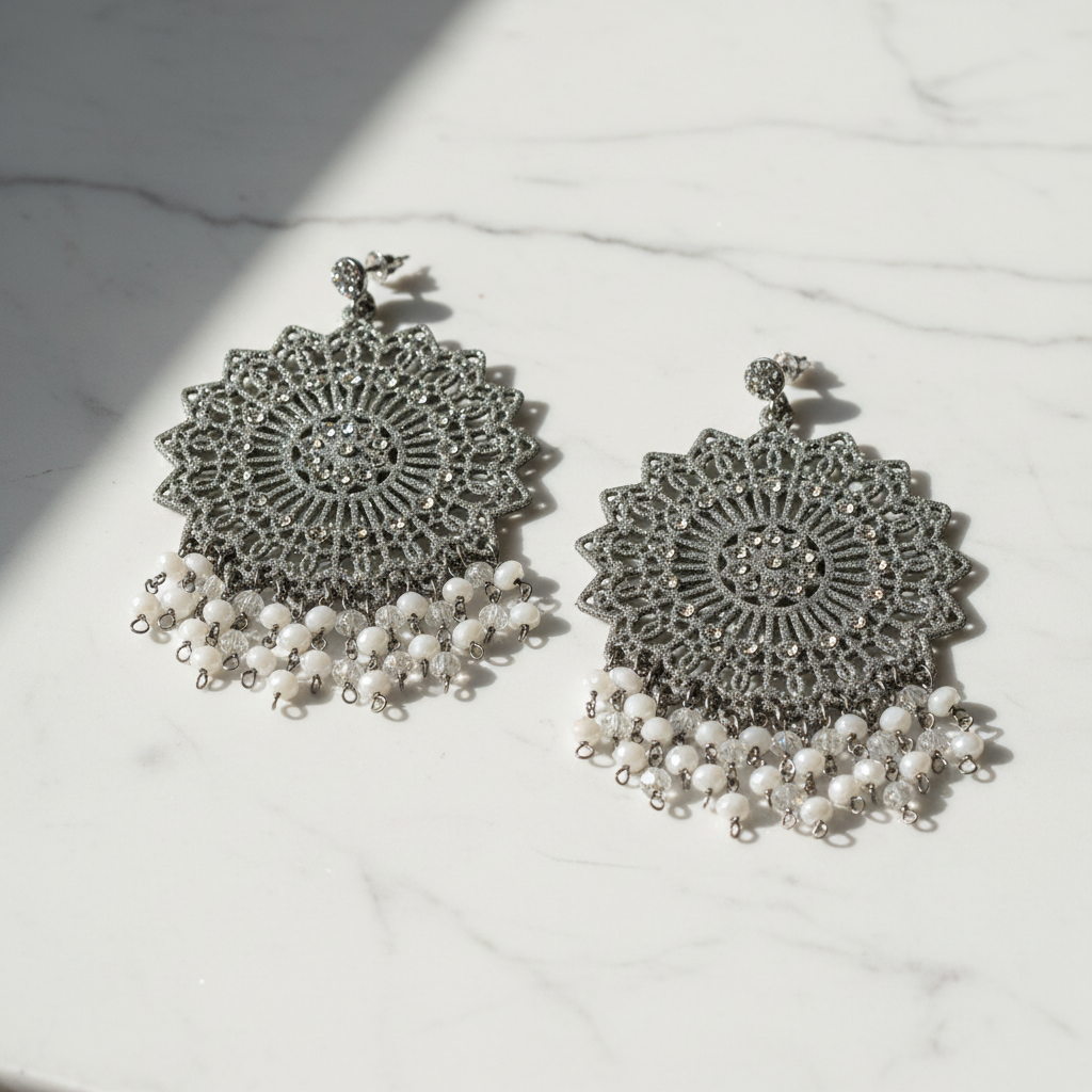 Giora Earrings – Marble